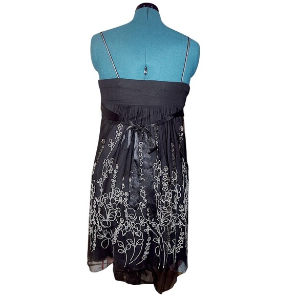Just Choon Vintage Y2K Homecoming 16 Party Dress Black Tulle FairyGoth Size L - Picture 6 of 6